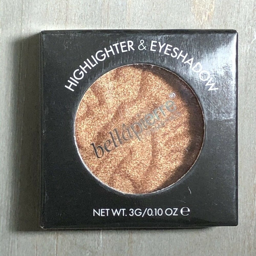 BELLAPIERRE HIGHLIGHTER & EYESHADOW GOLD BROWN - Picture 2 of 4